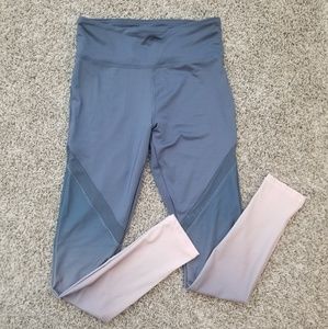 Forever 21 Ombre Mesh Trim Leggings